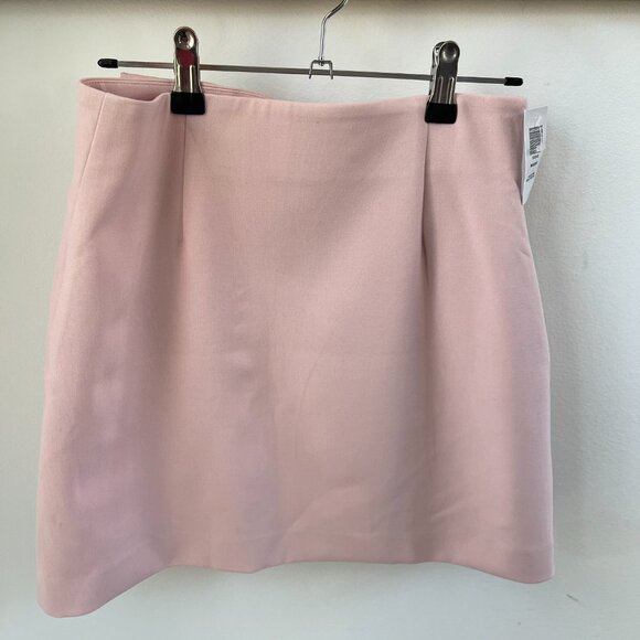 New Aritzia Pink Babaton wrap mini skirt size 2 - Picture 2 of 11